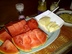 Watermelon Cheese and Cracker Plate